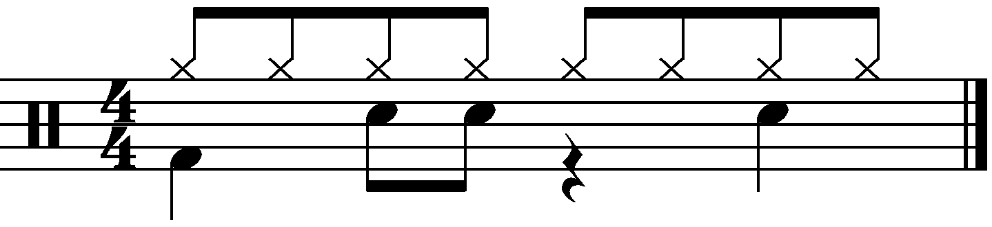A simple groove