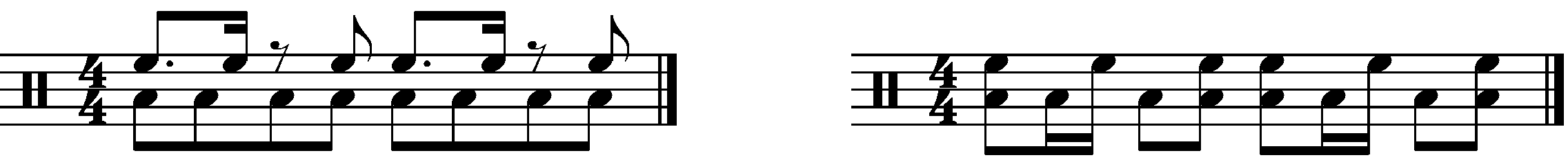 A 4/4 version of the 16th note exericse.