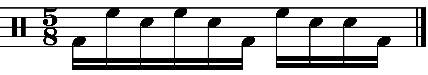 A Syncopated 5/8 Fill