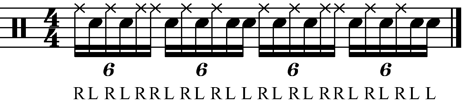 Double Paradiddle orchestration.