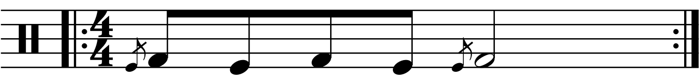 The quarter note exercise.
