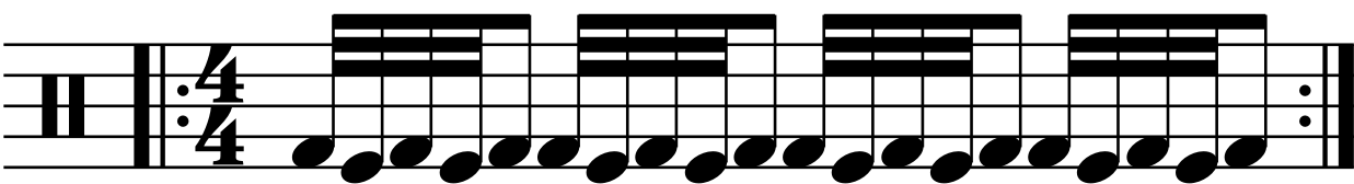 The sixteenth note exercise.