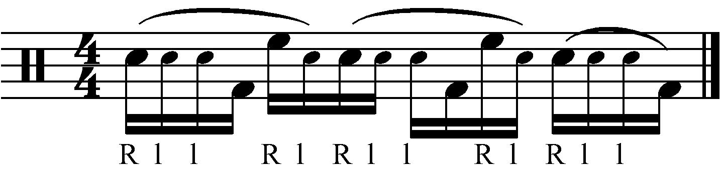 The first bar of the fill with dynamics