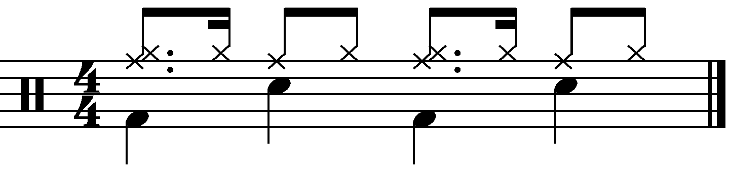 A full groove using the hand concept