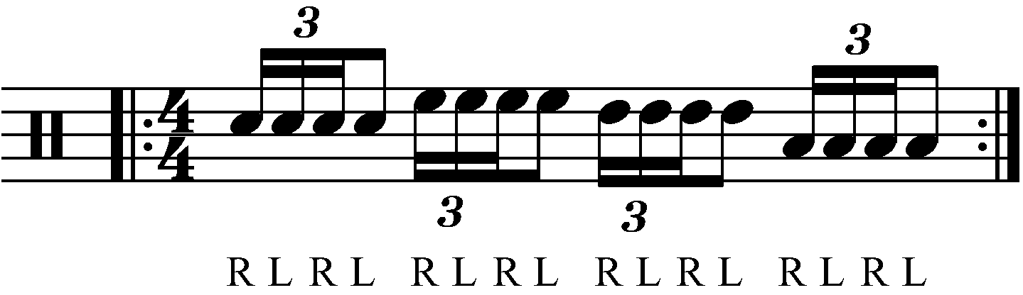 A single stroke 4 orchestration.