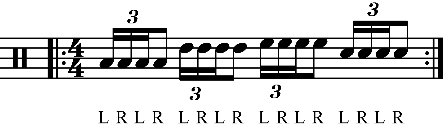 A single stroke 4 orchestration.