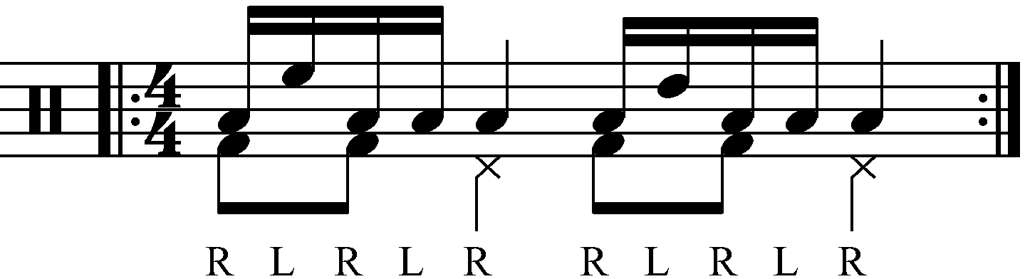 A single stroke 5 orchestration.